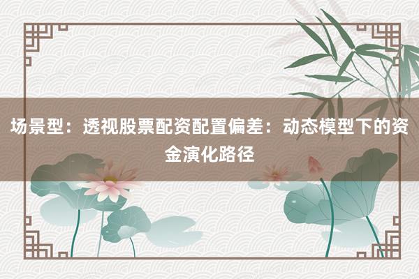 场景型：透视股票配资配置偏差：动态模型下的资金演化路径